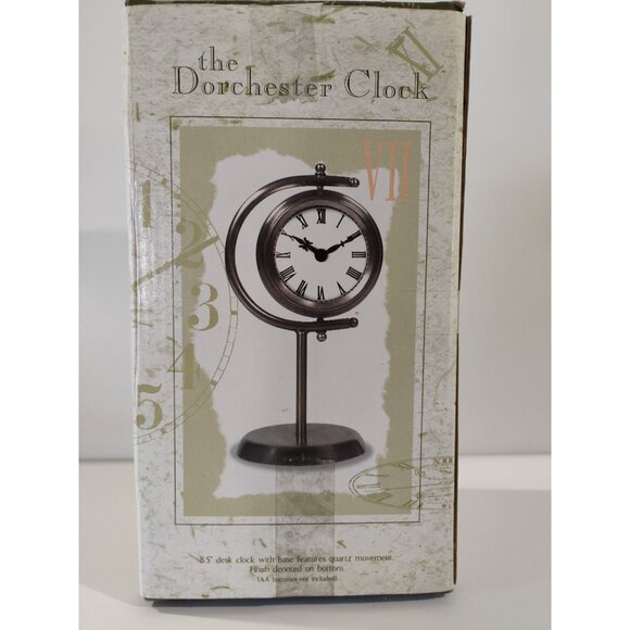 New View The Dorchester Clock 8.5'' Desk Clock With Base Features Quartz - Picture 10 of 16